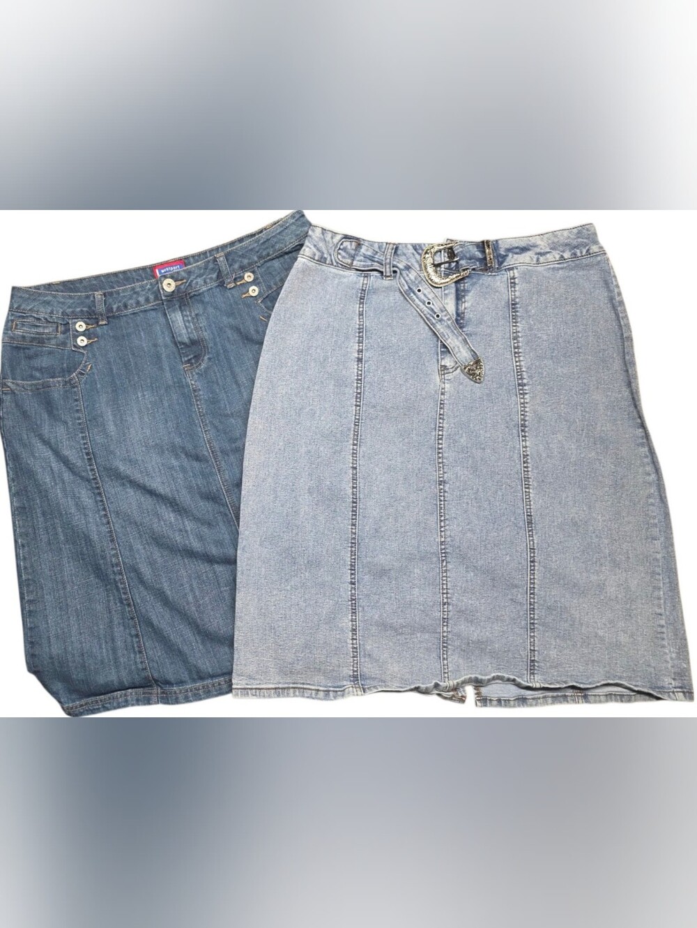2 Denim Skirts -Est 1946 & Westport Both Size 16